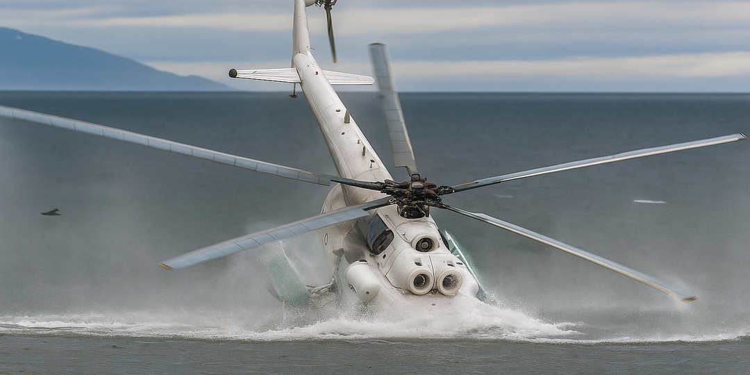 Спасателям понадобилось спасение: авиакатастрофа на учениях