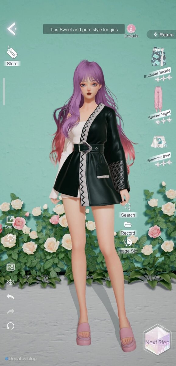    Редактор персонажа в Life MakeOver