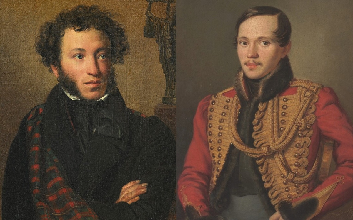 Александр Сергеевич Пушкин и Михаил Юрьевич Лермонтов.