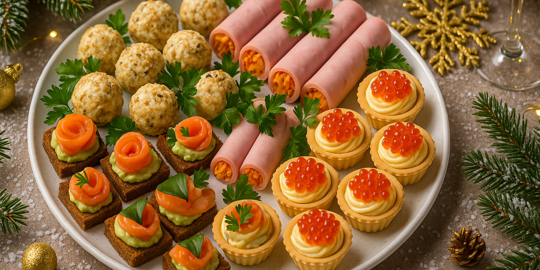 7 закусок, которые исчезают с новогоднего стола быстрее, чем вы успеваете сказать «С Новым годом!» 🥂✨