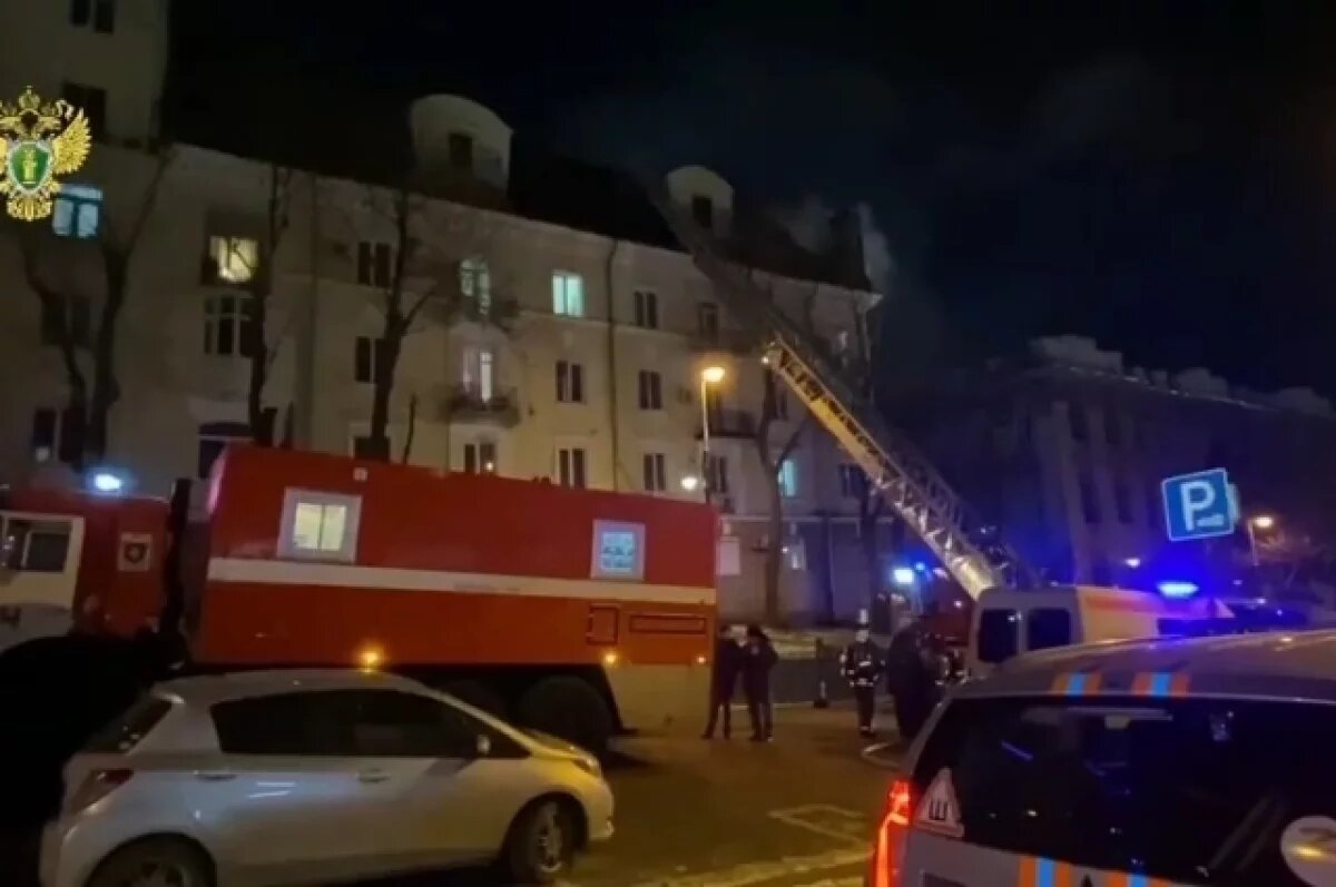    Прокуратура взяла на контроль пожар в доме на Уборевича во Владивостоке