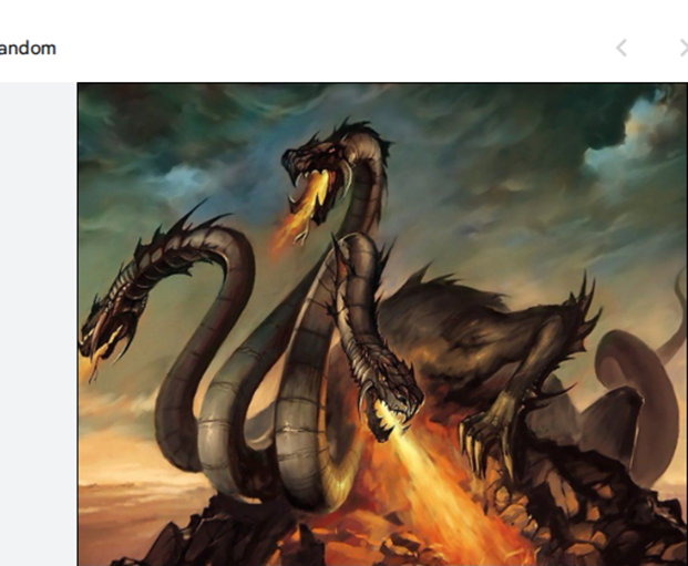 Эталонный Змей Горыныч трехголов и пожароопасен