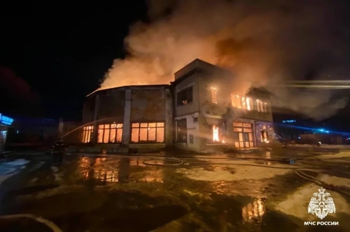    Заброшенный цирк, выставленный на торги, полностью сгорел в Уссурийске