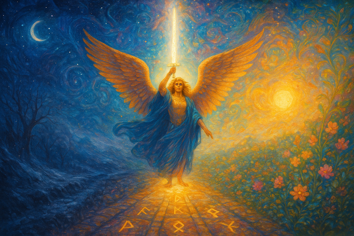 Архангел Михаил и рунический путь Света: гадание на рунах о защите, судьбе и поддержке ангелов