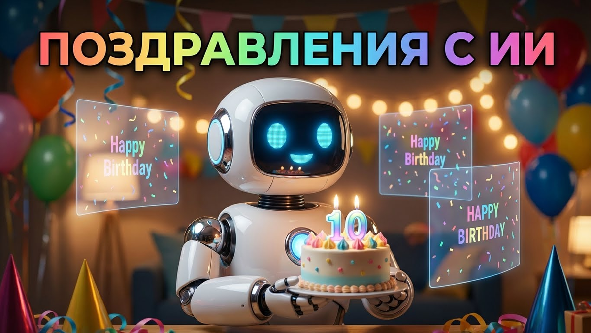    Поздравление с днем рождения нейросетью: генерируем видео с ИИ admin