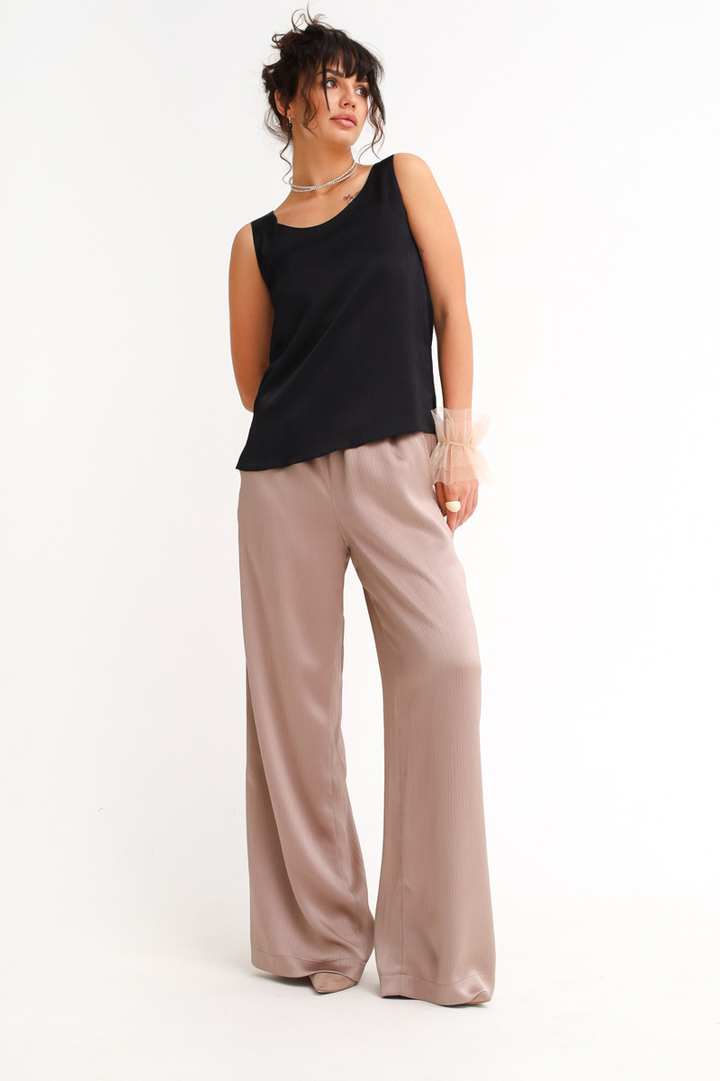 Брюки вечерние женские бронза