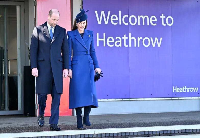    Источник: Getty Images | Герцогиня Кейт и принц Уильям приветствуют президента Германии