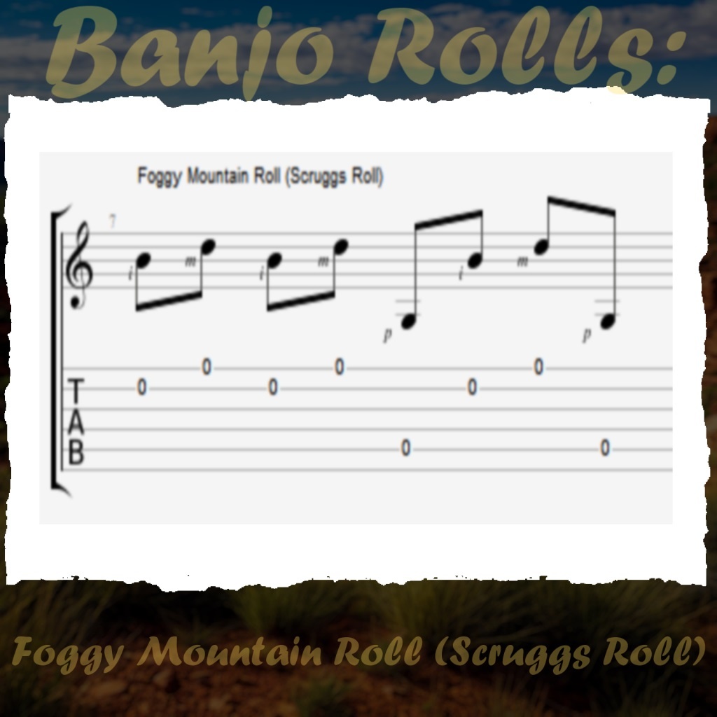 Foggy Mountain Breakdown Roll (Earl Scruggs Roll)