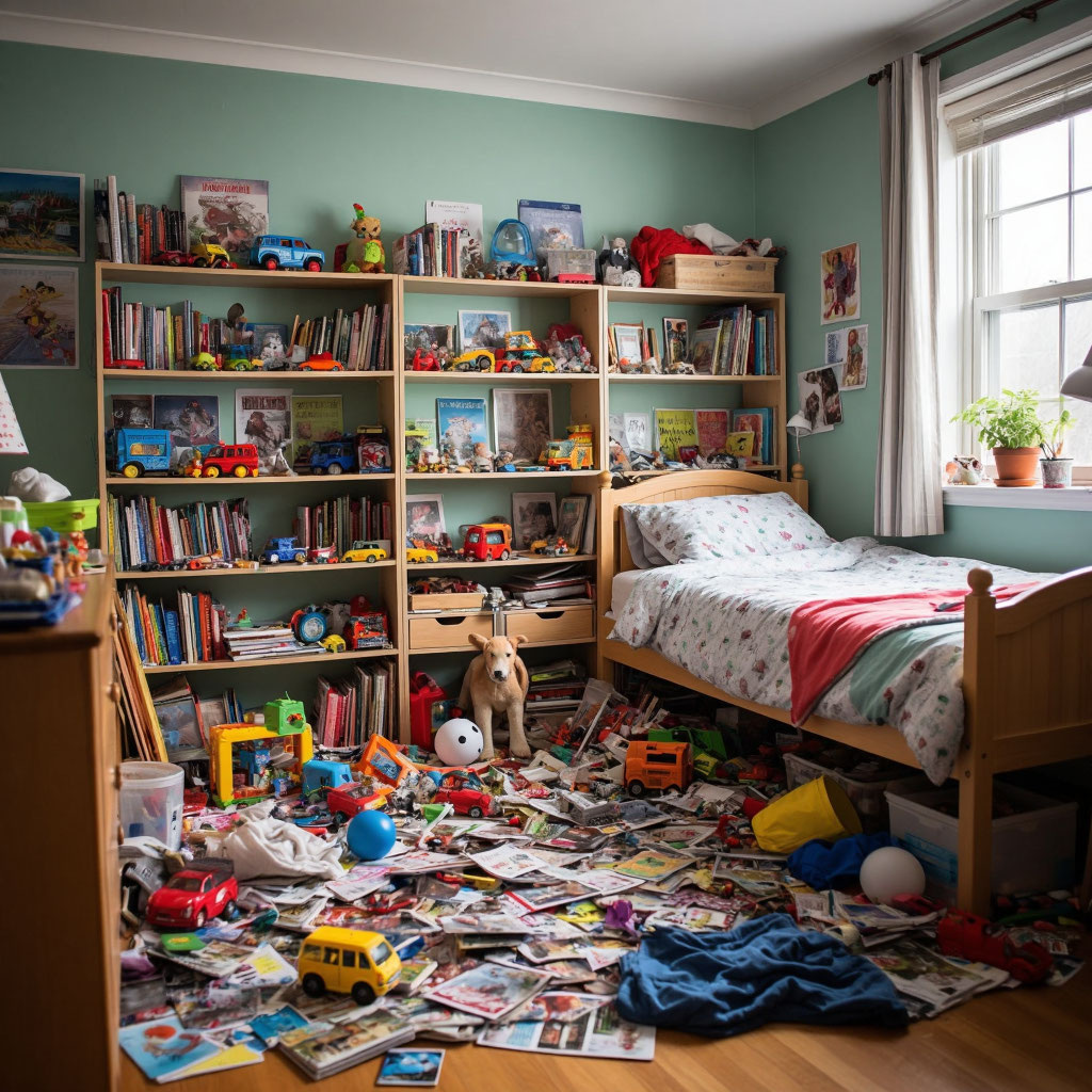 Даже такой беспорядок не должен раздражать