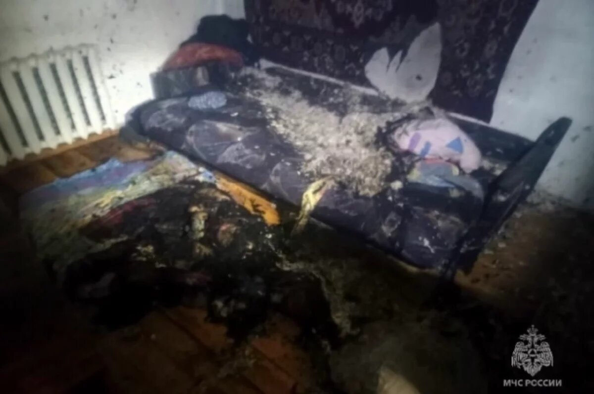    В Нязепетровске женщина чуть не погибла при пожаре в квартире