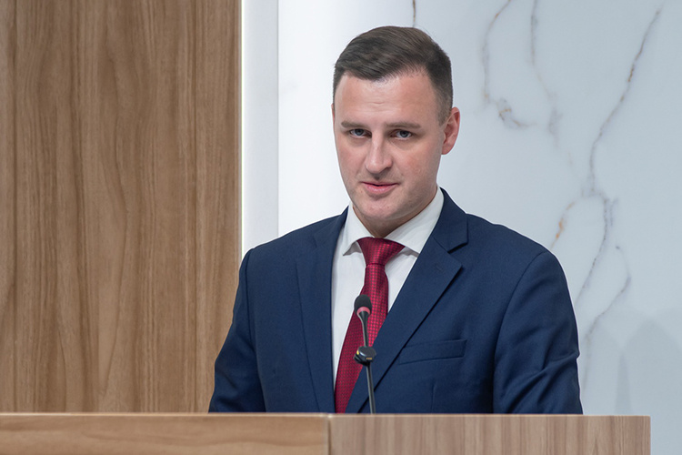    Директор ООО «Предприятие автомобильных дорог» (ПАД) Илья Черкашин.   
Фото: Олег Спиридонов