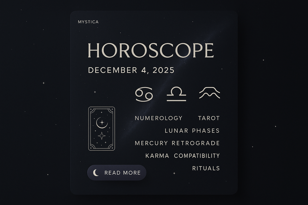    Гороскоп на 4 декабря 2025 что звезды приготовили для Раков Весов и Водолеев Мария