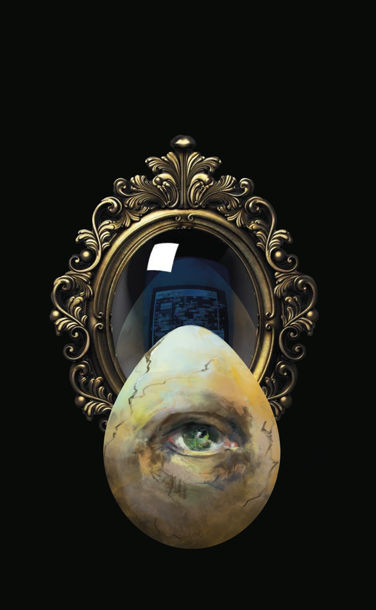 Анастасия Куницына "Черное зеркало"Цифровая живопись