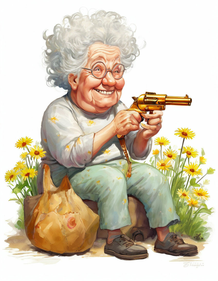 Какие же инструменты находятся  в руках предприимчивых старушек?