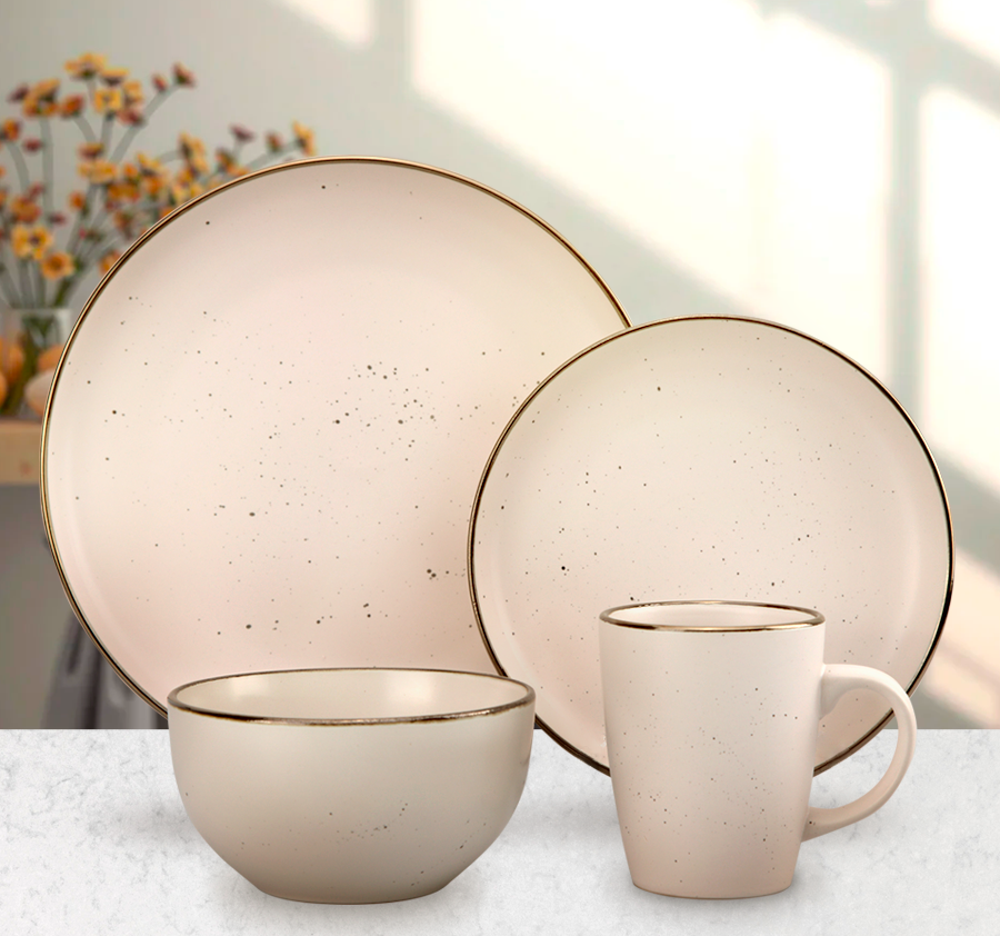 Столовый набор из керамики White Galaxy от LoliDream 