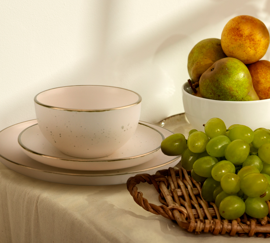 Столовый набор из керамики White Galaxy от LoliDream 