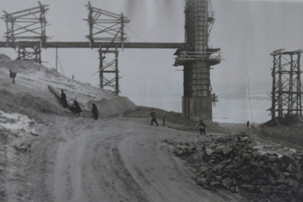    Бык моста после формирования