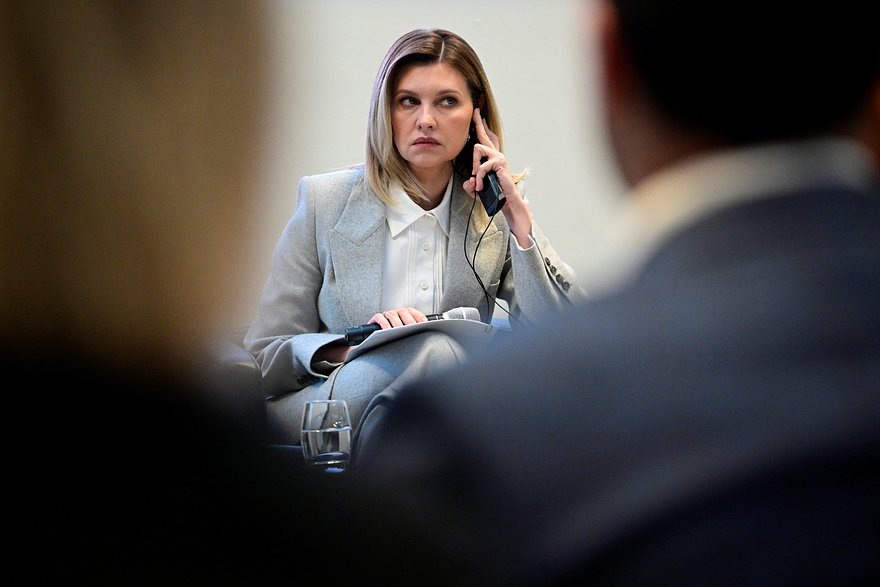    Елена Зеленская. Фото: Tobias Schwarz / Pool / Reuters