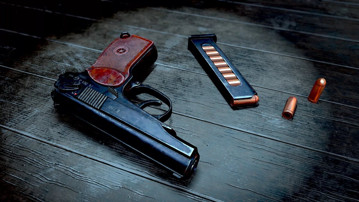 До боли знакомый пистолет...