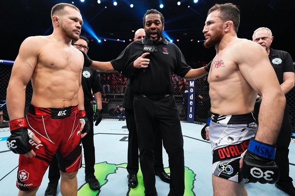    Прошлая встреча бойцов закончилась поражением No Mercy. Фото: UFC