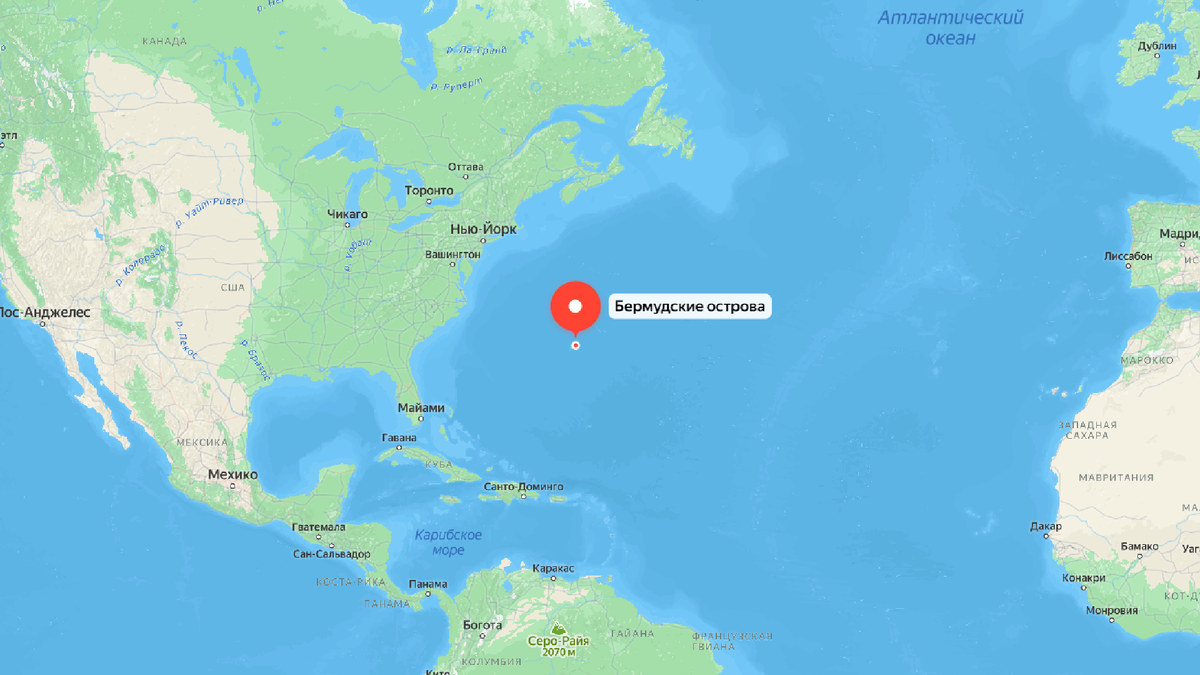 Где находятся Бермуды. Открыты в 1503 году испанцем Хуаном Бермудесем