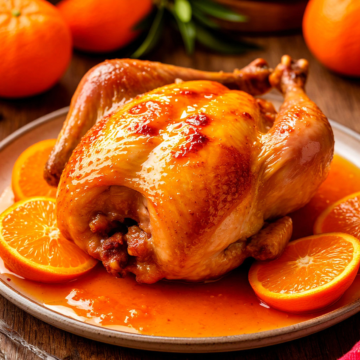1. Курица в апельсиновом джеме