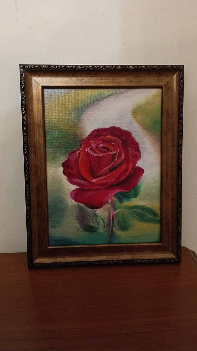 Картина масляными красками на холсте