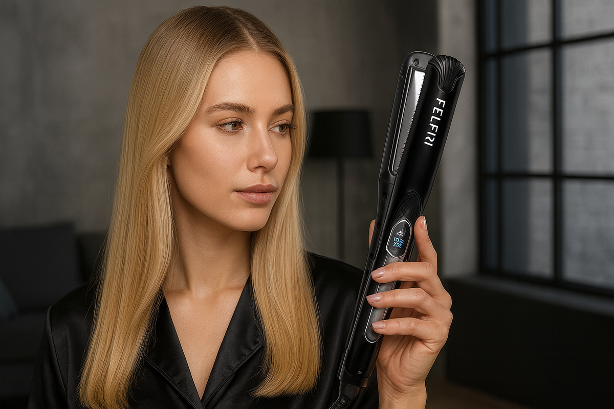 Выпрямление утюжком