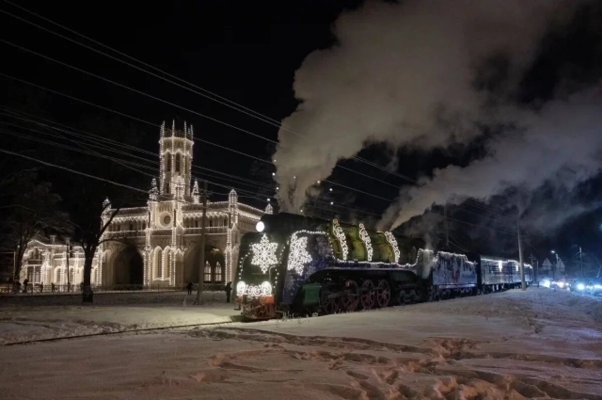    Стало известно, когда в Петербург приедет поезд Деда Мороза