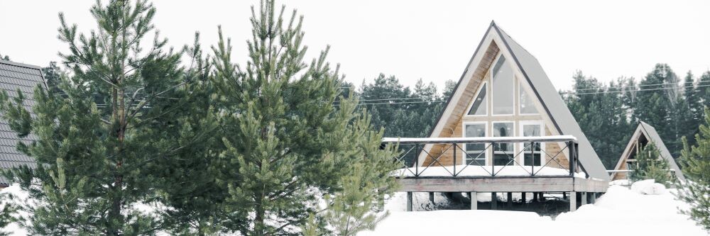 Зима загородом 