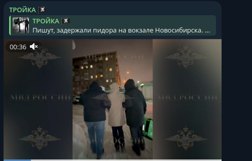    Фото: скриншот Telegram/"Тройка"