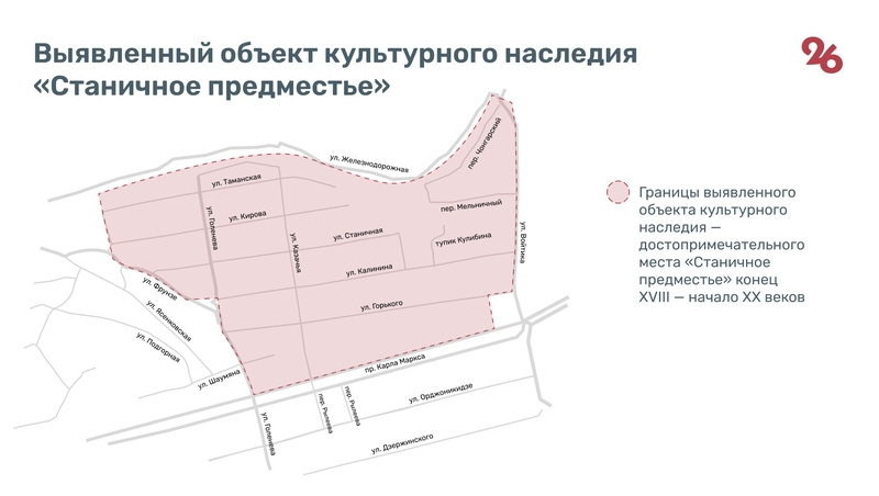    Границы «Станичного предместья» Фото: ИА «Победа26»