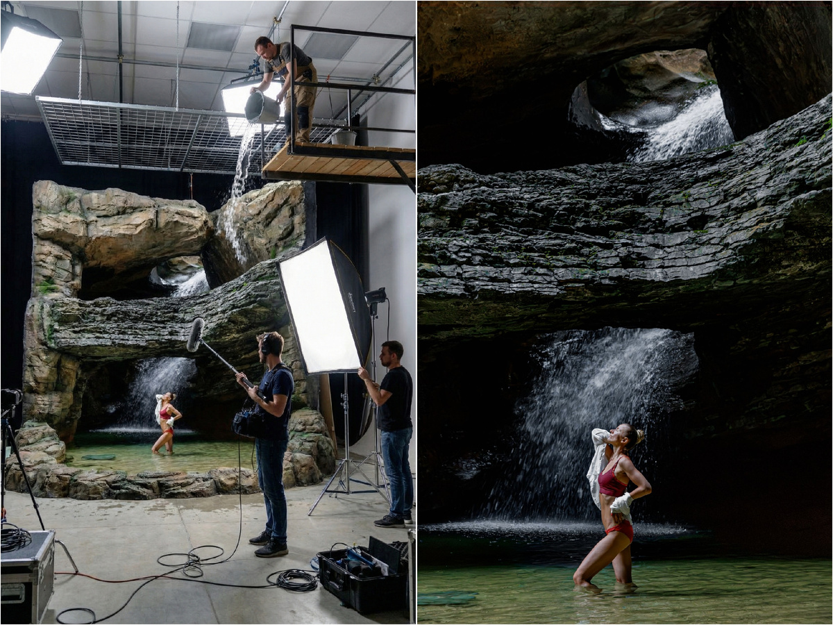 Фото с Салтинского водопада в Дагестане