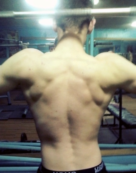 Красивая спина - предмет гордости парня