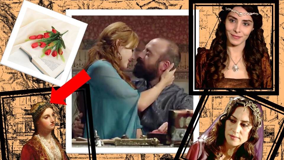 авторский коллаж из фрагментов турецкого сериала "Великолепный век" 