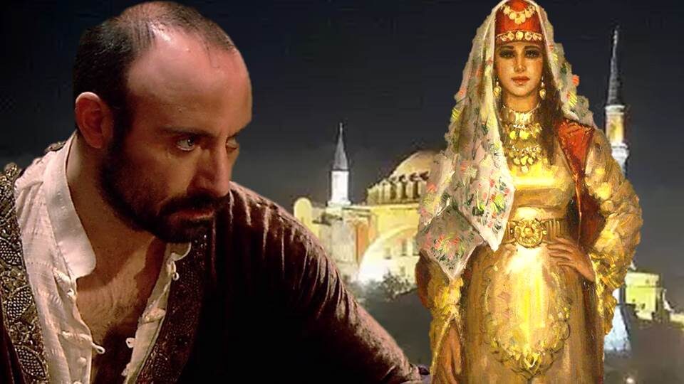 авторский коллаж из фрагментов турецкого сериала "Великолепный век" 