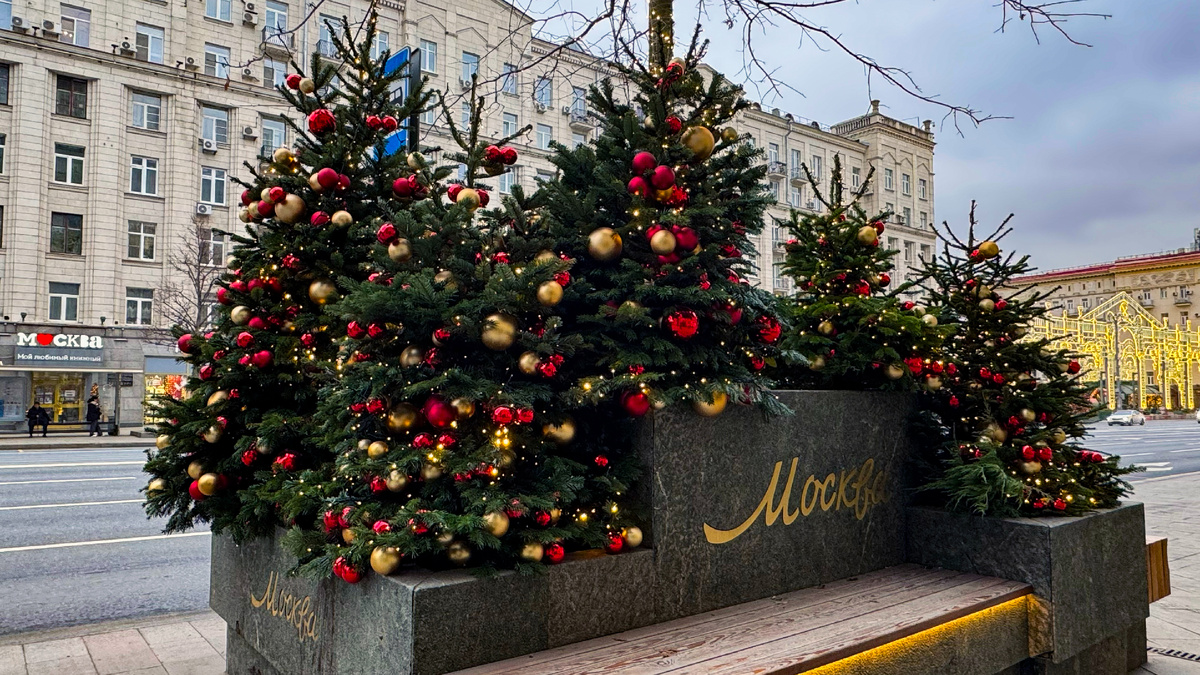 Москва. Тверская улица. Декабрь 2025. Фото автора