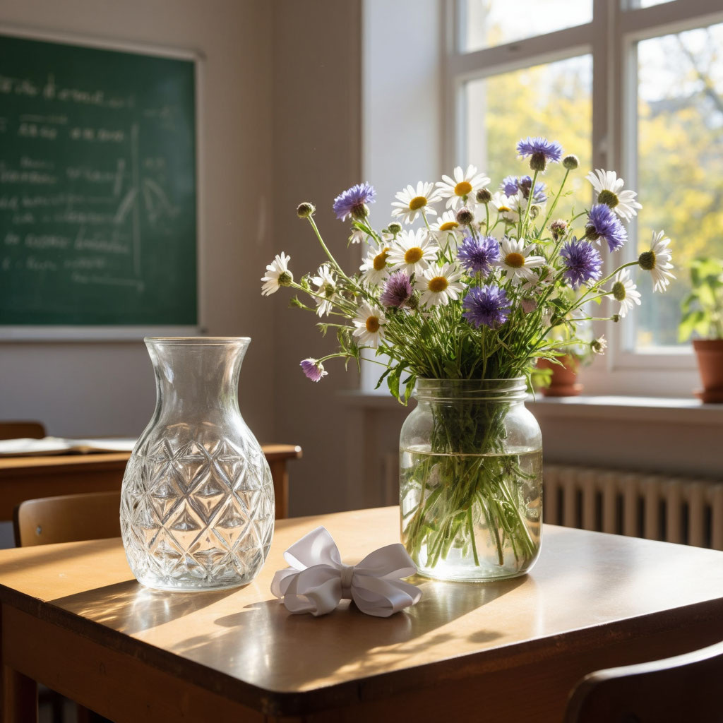 Последний день моего детства пахнет не мелом, пирожками или старой краской. Он пахнет полевым разнотравьем из трёхлитровой банки. Смесью ромашки, клевера и пыльной дороги. Обычной стеклянной банки, которая в одно утро перечеркнула четыре года моей прежней жизни.