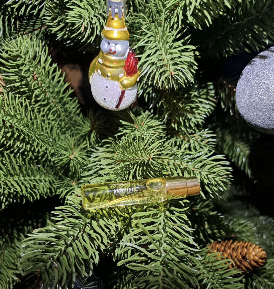 Побрызгала ёлку и шишки Imitation - теперь это самая шикарная ёлка в округе