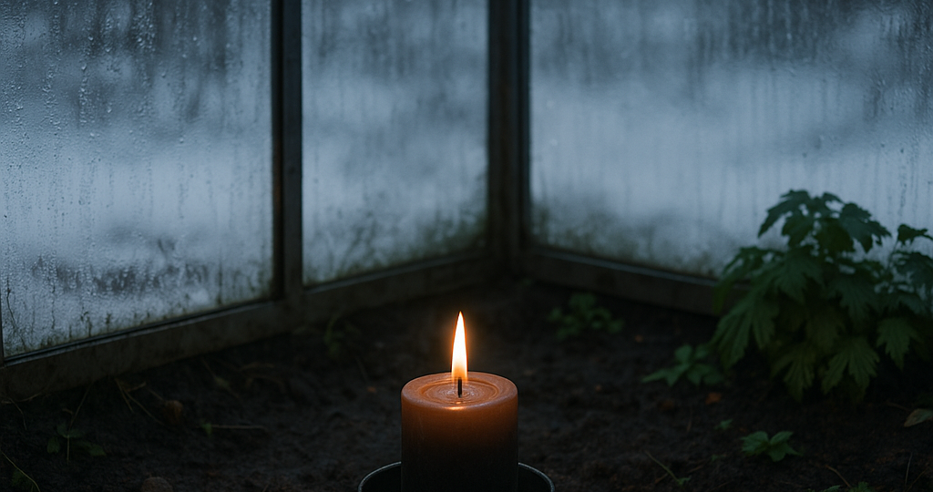 Почему я ставлю свечки в теплицу зимой (старый метод)