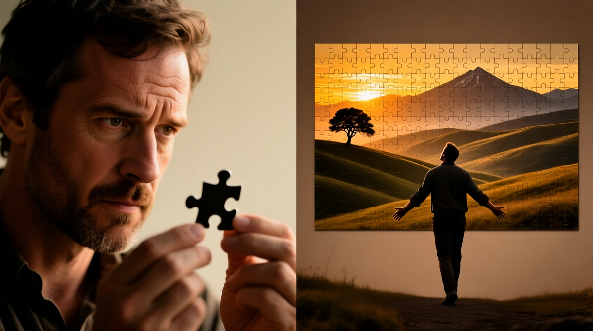 Отойдите на шаг и вы увидите всю картину.