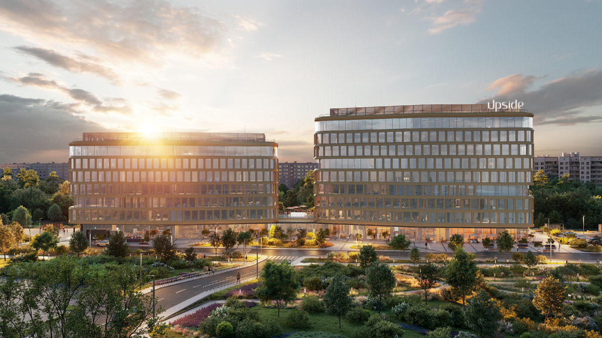Ультрасовременный бизнес-центр Upside Кунцево на западе Москвы