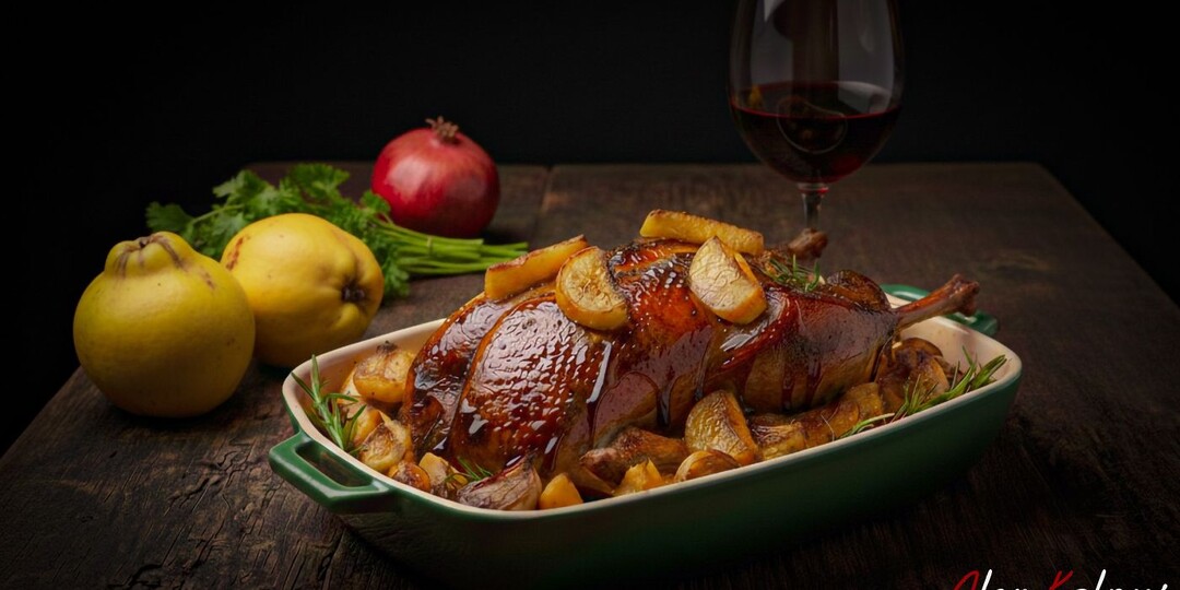 Грузинская медовая утка с айвой: танец осенних и даже зимних ароматов