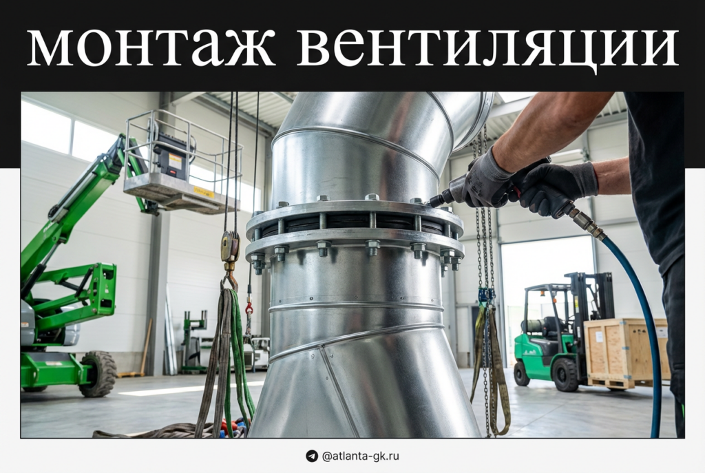 Эффективные решения для монтажа вентиляции в крупных складских помещениях