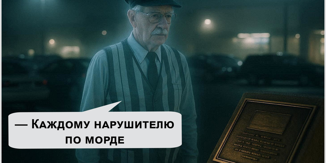 Призрак с полосатым жезлом