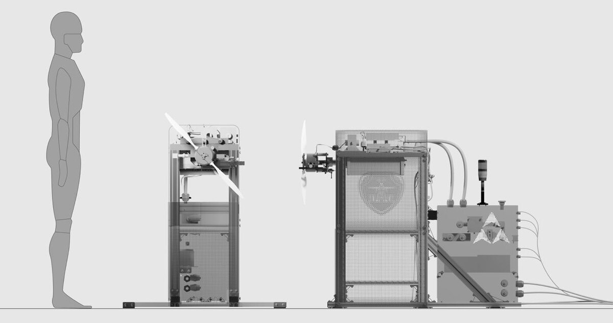 Визуальные материалы: СЦД Дизайн корпуса стенда для испытаний винтомоторной группы
