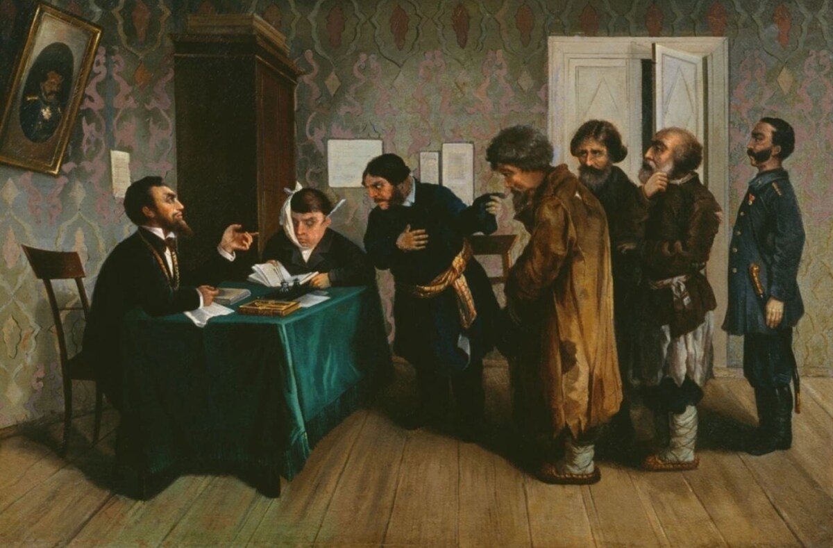 Крестьяне в суде