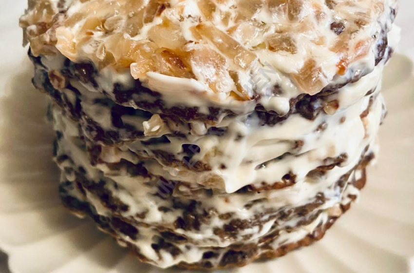 Печёночный торт. 