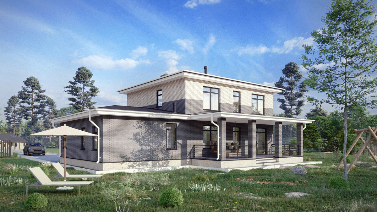 Галерея визуализации дома в Сочи