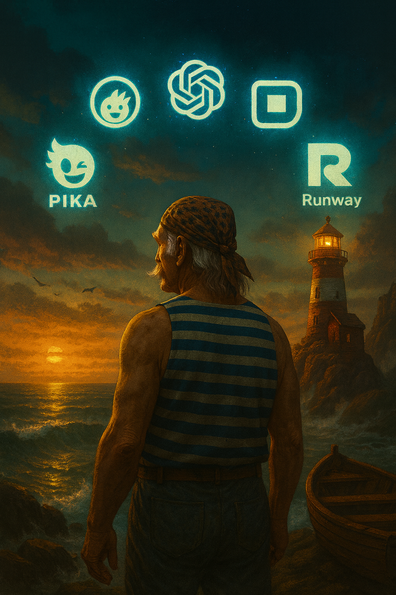 «Когда на горизонте сходятся пять ИИ-кораблей — держись за шляпу, матрос. Шоу только начинается.»